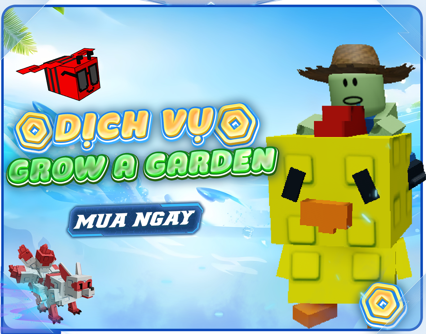 Dịch vụ Grow a Garden